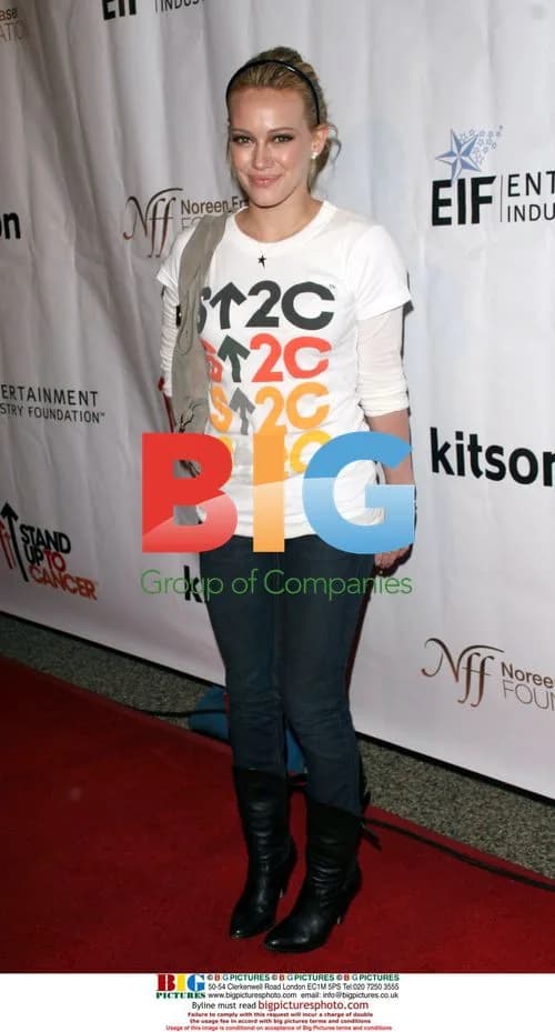 Hilary Duff at Celebrity Holiday Charity Event