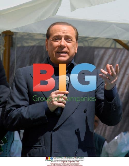 Silvio Berlusconi at Inauguration of Church in Sardinia