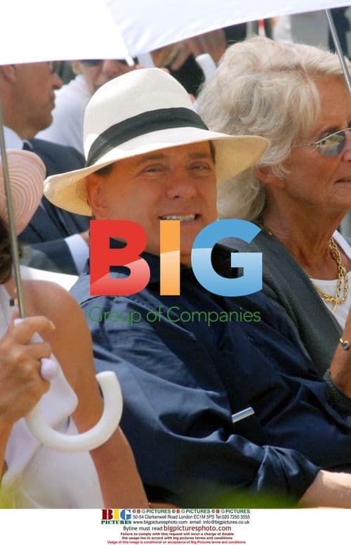 Silvio Berlusconi at Sardinian Church Inauguration