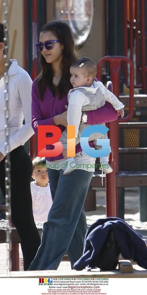 Jessica Alba with daughter Honor