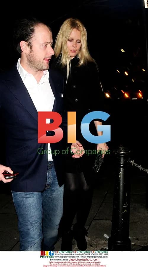 Claudia Schiffer Leaving Whiskey Mist, London