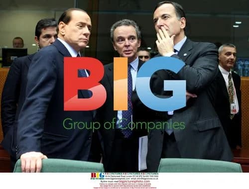 Silvio Berlusconi at Council of Europe in Brussels