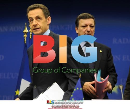 Sarkozy and Barroso at Council of Europe