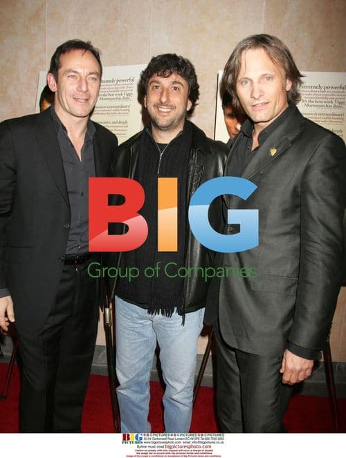 UK RIGHTS ONLY Actor JASON ISAACS, director VICENTE AMORIM and Actor VIGGO MORTENSEN