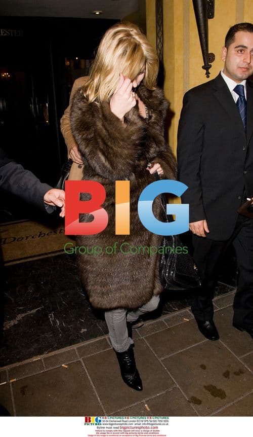 Kate Moss and Jamie Hince at Dorchester Hotel