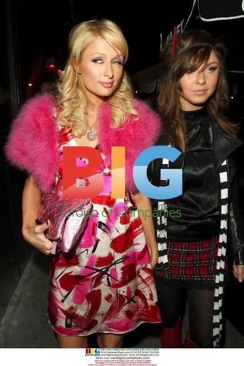 Paris Hilton Enjoys Night Out with BFF