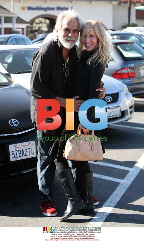Tommy Chong and Shelby Chong at Brentwood Country Mart