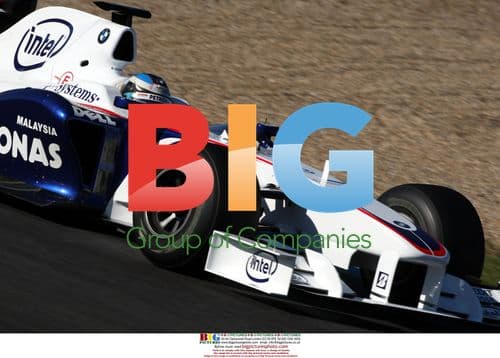 Nick Heidfeld of BMW Sauber F1 Team in testing