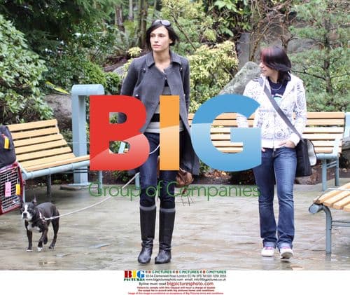 Famke Janssen at Vancouver Airport