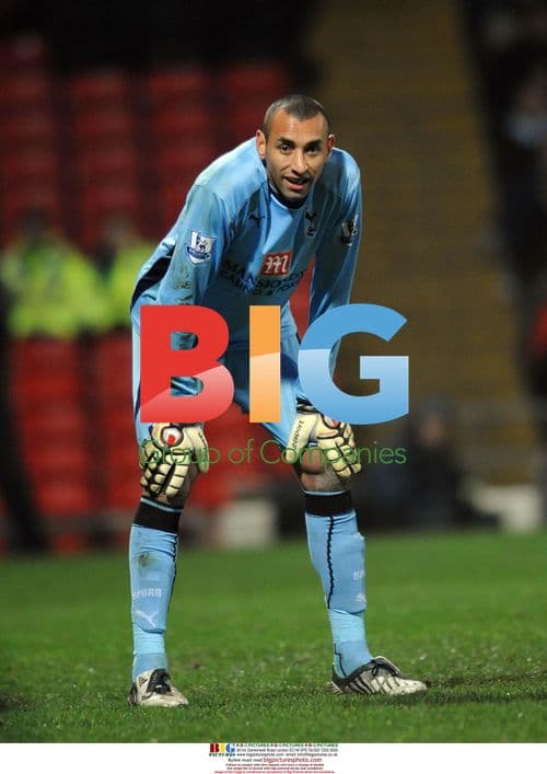 Heurelho Gomes at Watford vs. Tottenham Carling Cup