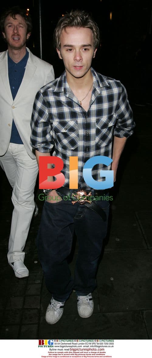 Jack P Shepherd at Coronation Street Christmas party
