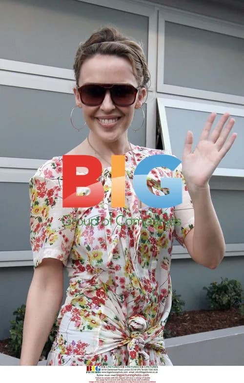 Kylie Minogue Beats the Heat at Bondi Iceburgs