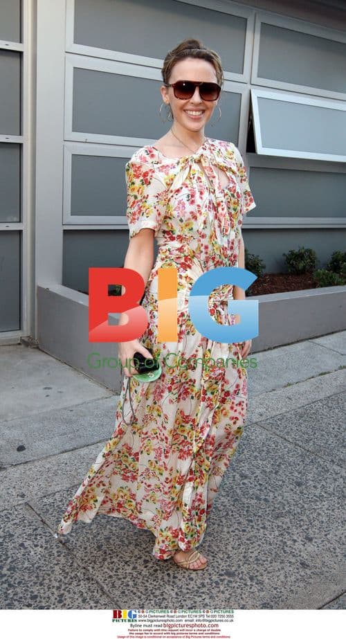 Kylie Minogue at Bondi Iceburgs in Sydney