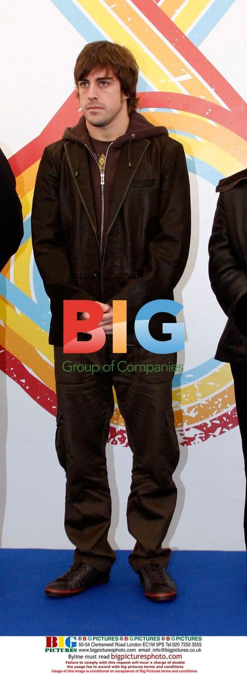 Fernando Alonso at sports centre construction site