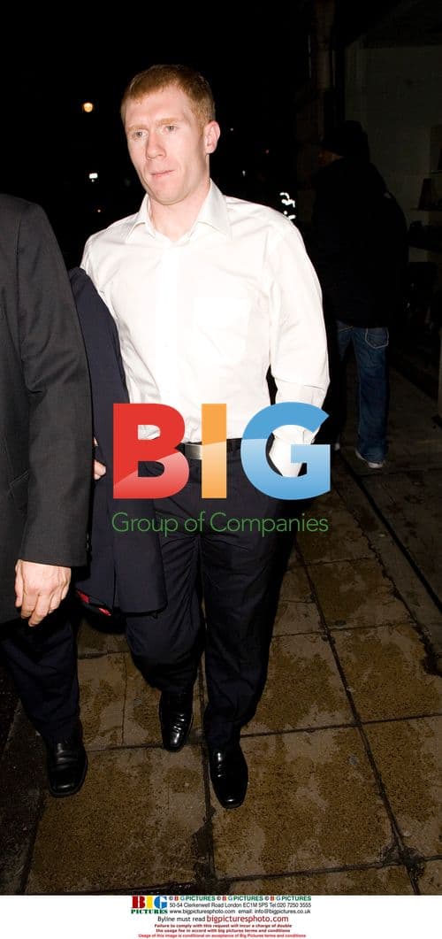 Manchester United Players Celebrate at Christmas Party