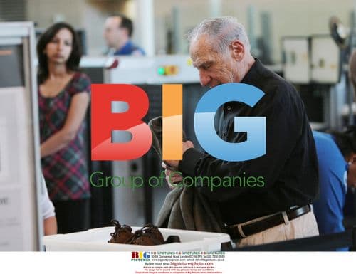 Mel Brooks Departs LAX Airport