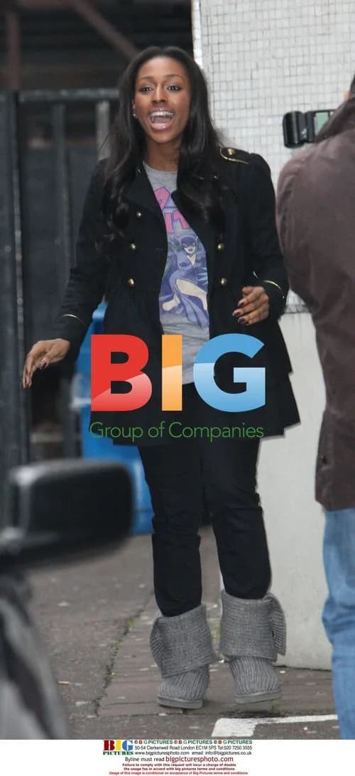 Alexandra Burke leaving GMTV in London