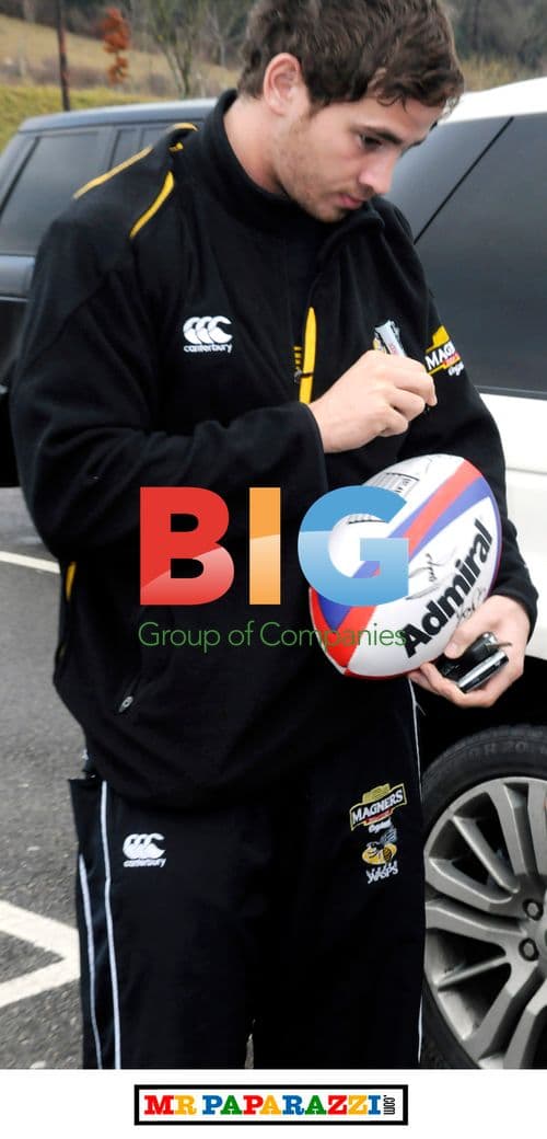 Rugby player Danny Cipriani leaves match