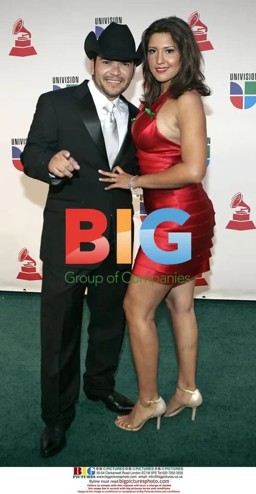 Michael Salgado and guest at Latin Grammys