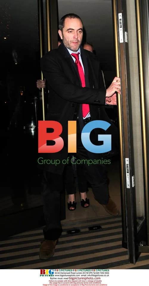 James Nesbitt leaving Mayfair Hotel