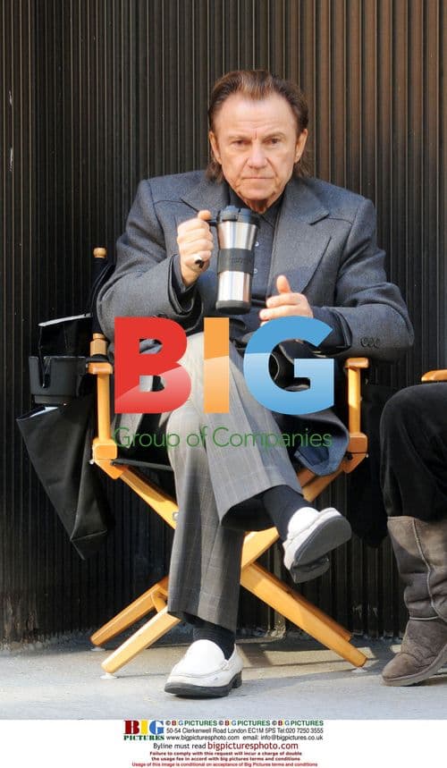 Harvey Keitel on "Life on Mars" set