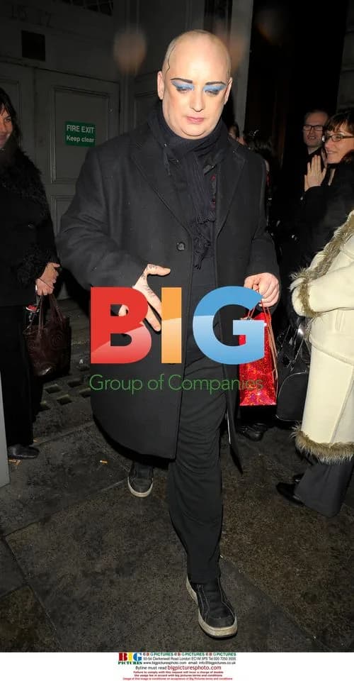 Boy George leaves Pigalle club in London
