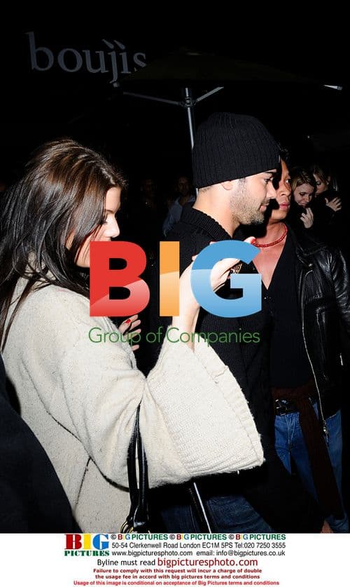 Jesse Metcalf Leaving Boujis with Friends