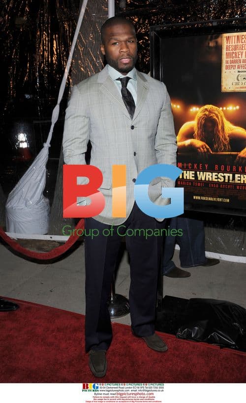 50 Cent at 'The Wrestler' Premiere