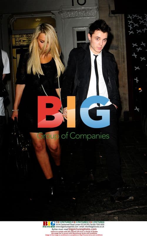 Leon from X Factor at club Movida, London