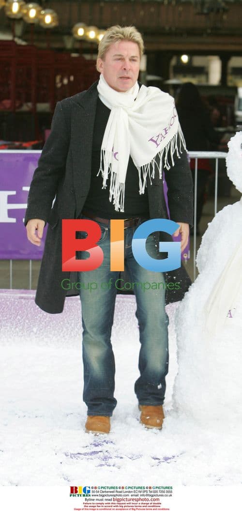 Celebs Throw Snowballs at Covent Garden