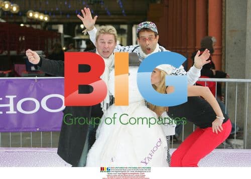 Celebrities throw snowballs at Covent Garden