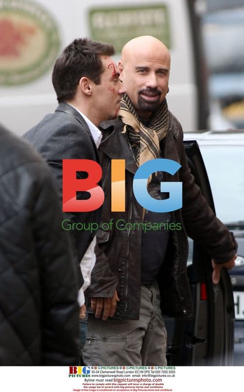 Travolta and Meyers Filming 'From Paris With Love'