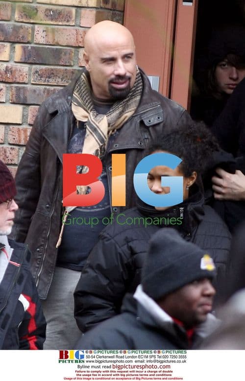 Travolta & Meyers Filming 'From Paris With Love'