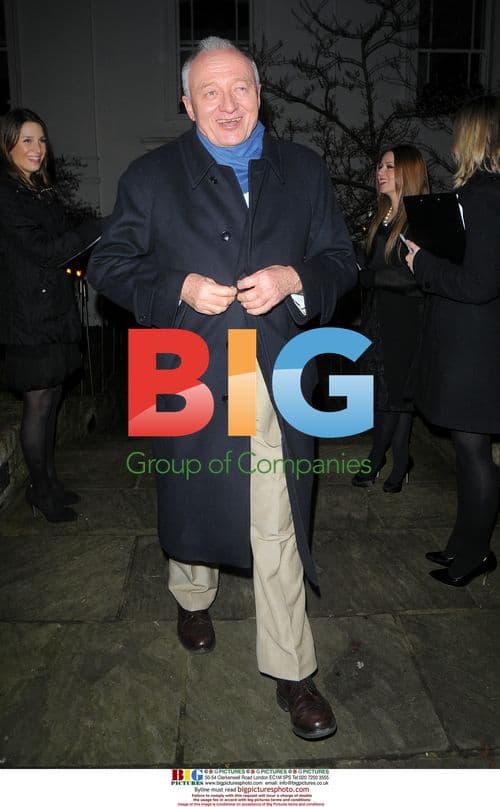 Ken Livingston at Mathew Froid Christmas Party