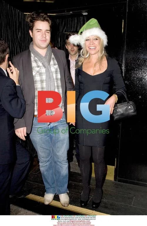 Jo Wood and friend leave Whisky Mist nightclub