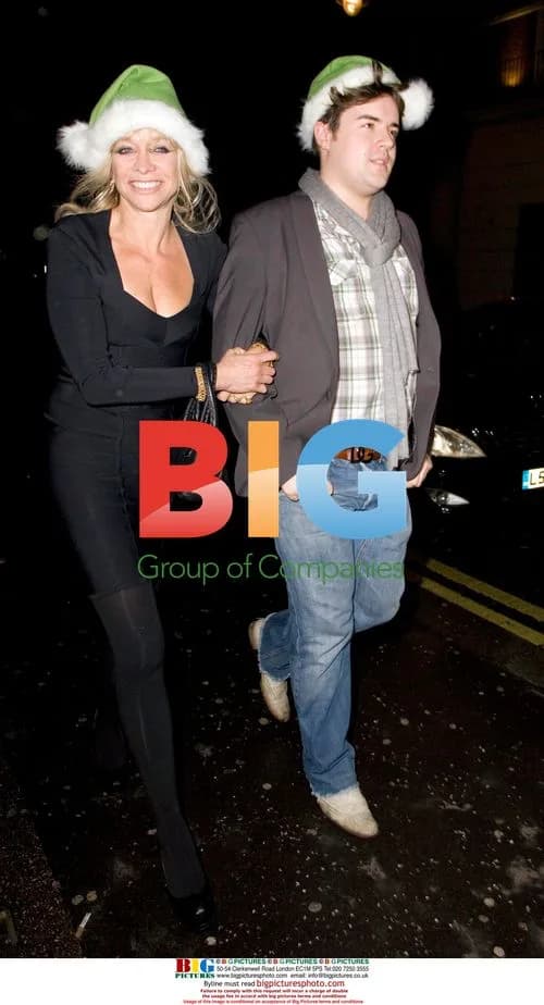 Jo Wood and friend leaving Whisky Mist at 3am