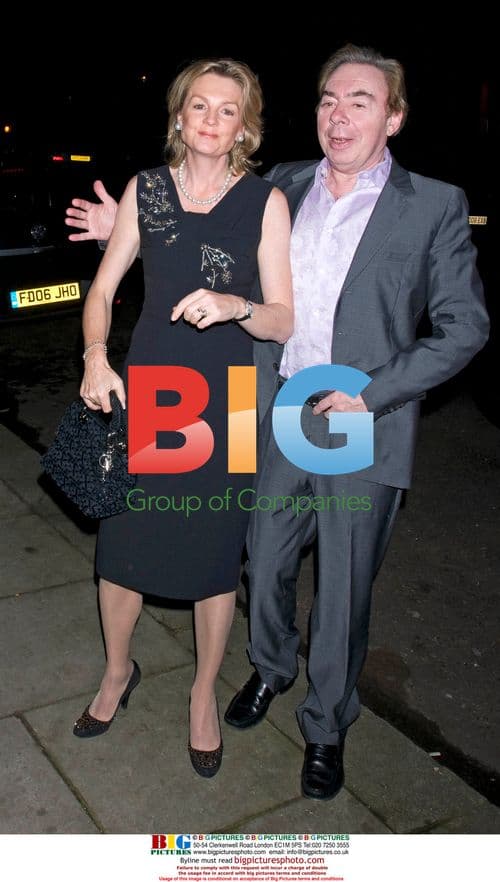 Andrew Lloyd-Webber at Freud Christmas party