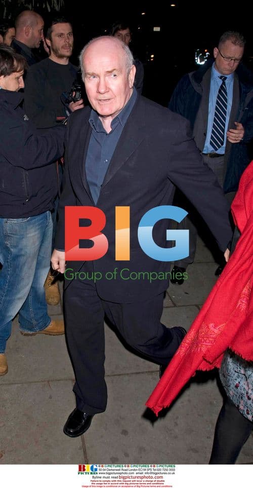 John Reid at Matthew Freud Christmas party