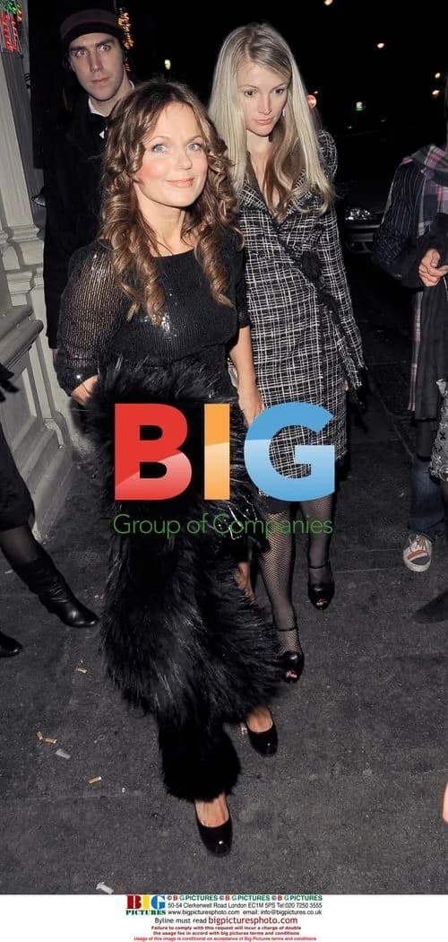 Geri Halliwell Enjoys Night Out in London