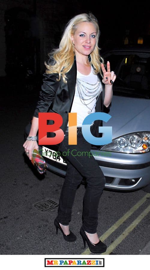 Roxy and Ronnie Mitchell from Eastenders out in London