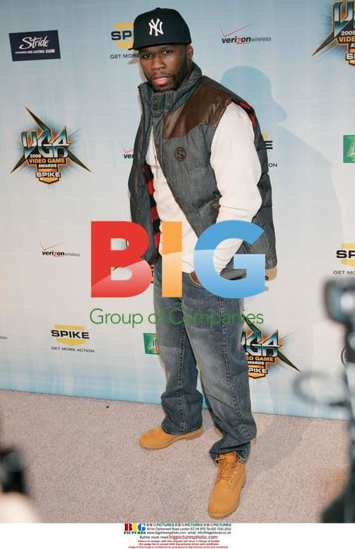 50 Cent at Spike TV's 2008 'Video Game Awards'