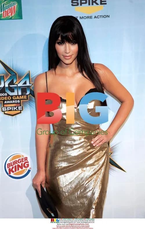 Kim Kardashian at Spike TV's 2008 Video Game Awards