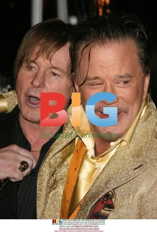Roddy Piper and Mickey Rourke at "The Wrestler" Premiere