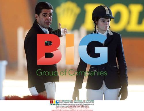 Athina Roussel Onassis and husband at equestrian event