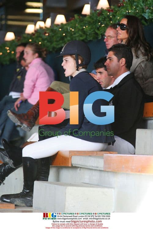 Athina Roussel Onassis and Husband at Equestrian Event