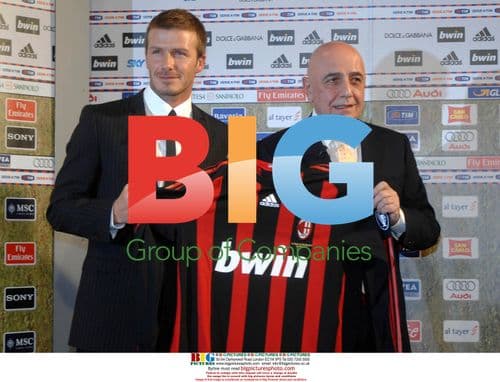 David Beckham AC Milan Press Conference