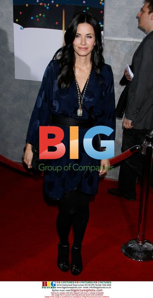 Courteney Cox at "Bedtime Stories" Premiere