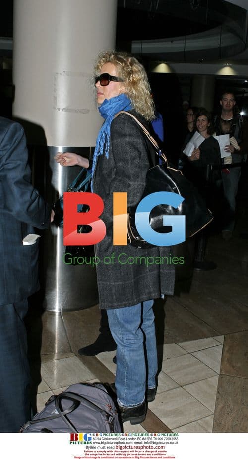 Kim Basinger and Daughter at LAX