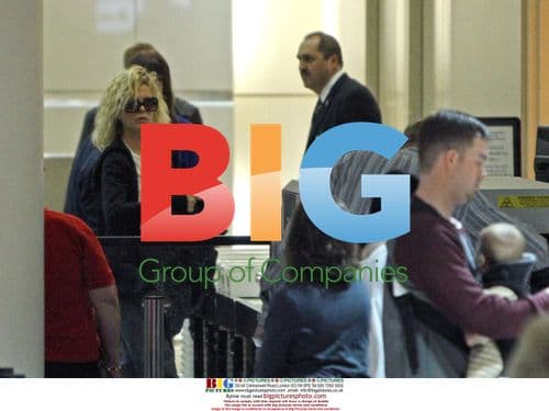 Kim Basinger and daughter at LAX