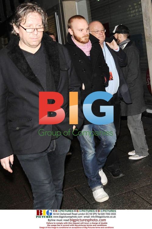 Coldplay members at afterparty in Dublin